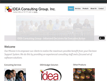 Tablet Screenshot of ideaconsultinggroup.com